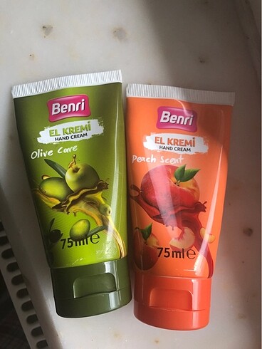 Benri Şeftali Ve Zeytinyağı El kremi
