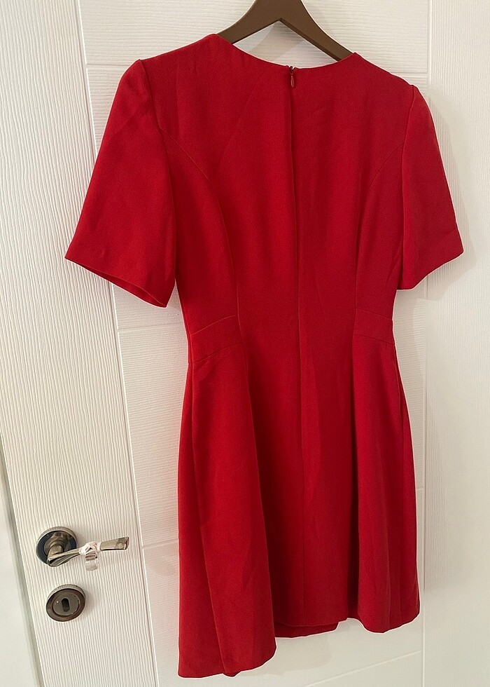 Roman marka kırmızı elbise - Görsel 4