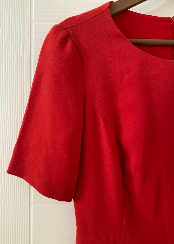 Roman marka kırmızı elbise - Görsel 5