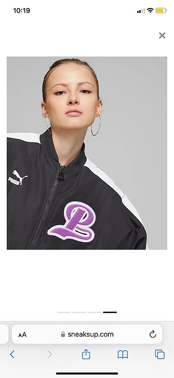 s Beden siyah Renk Puma bomber ceket