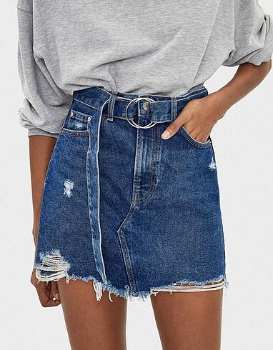 Bershka Denim Etek