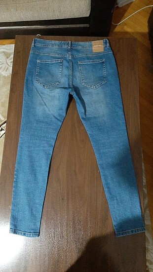 44 Beden Bershka Demin Super Skinny Fit Erkek Kot Pantalon