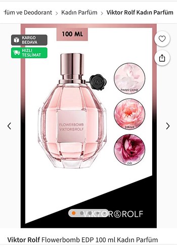 Viktor Rolf Flowerbomb EDP 30 ml Kadın Parfüm