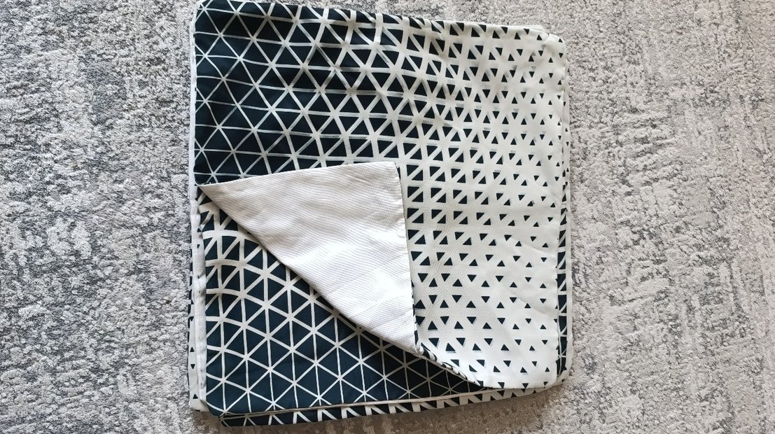 siyah Beyaz dijital baskı Soyut Desenli Modern kırlent 2 li - Görsel 2