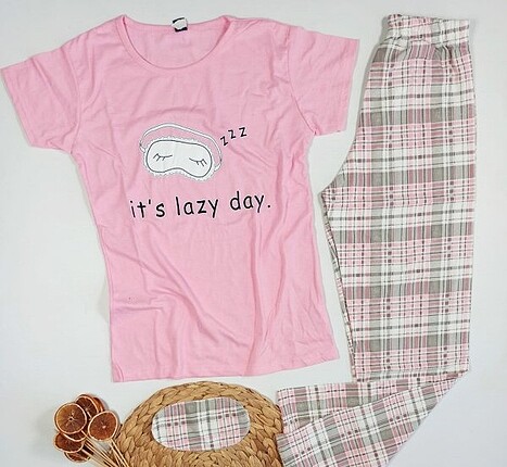 4 kısa 2 uzun kollu pijama takımı