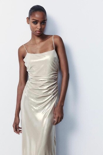 s Beden Zara Drape Elbise