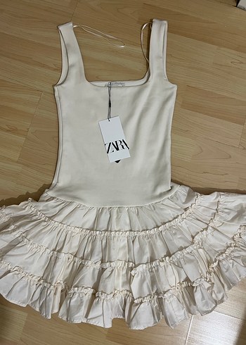 Pamuklu Mini Elbise - Görsel 8