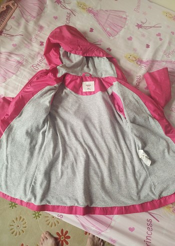 Kız Çocuk Pembe Fermuarlı Ceket - Görsel 4