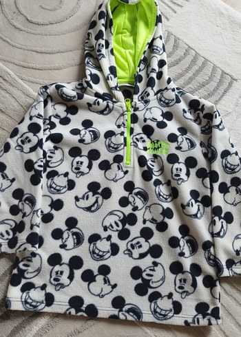 kız Çocuklar için renkli baskılı polar - Görsel 3