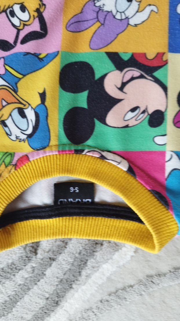 kız Çocuklar için renkli baskılı polar - Görsel 5