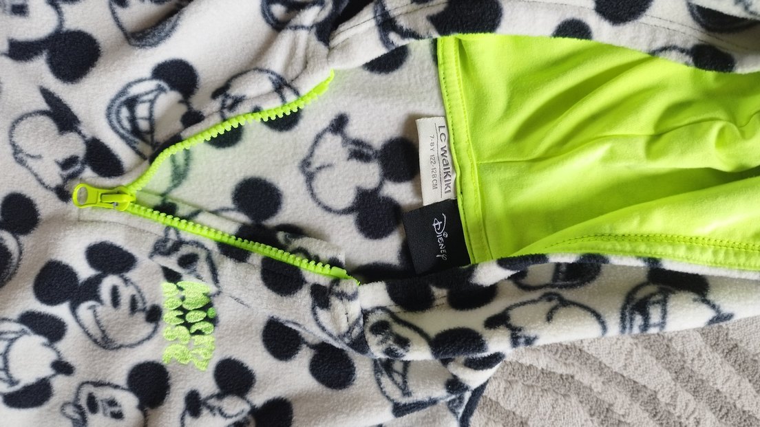 kız Çocuklar için renkli baskılı polar - Görsel 2