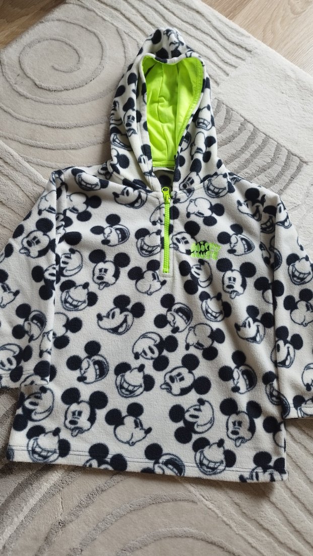 kız Çocuklar için renkli baskılı polar - Görsel 3