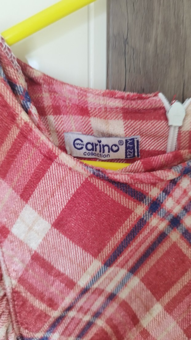 Pembe Uzun Kollu Fırfırlı Kız Elbisesi - Görsel 3