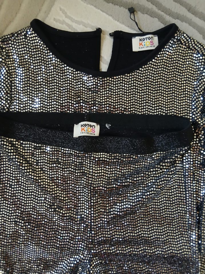 Parlak Gri  kız çocuk takim - Görsel 3