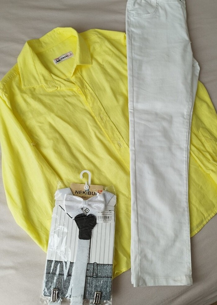 #beyazpantolon #erkekcocukpantolon - Görsel 4