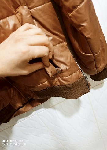 Kahverengi Fermuarlı Erkek Ceket - Görsel 4