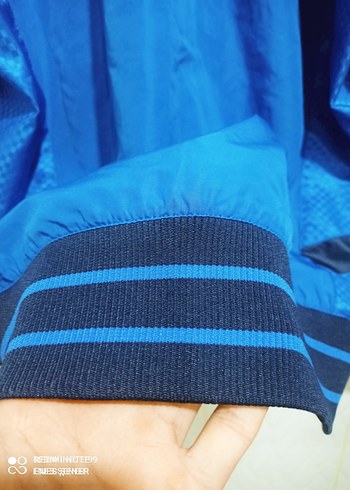 Erima Mavi Erkek Spor Rüzgarlık - Görsel 4