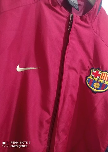 Erkek Vintage Nike F.C. Barcelona 2003-2004 Antrenman Ceketi - Görsel 4
