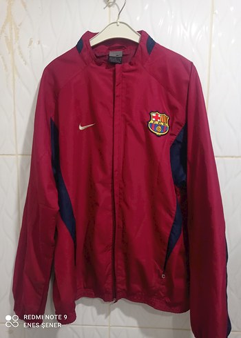 Erkek Vintage Nike F.C. Barcelona 2003-2004 Antrenman Ceketi - Görsel 2