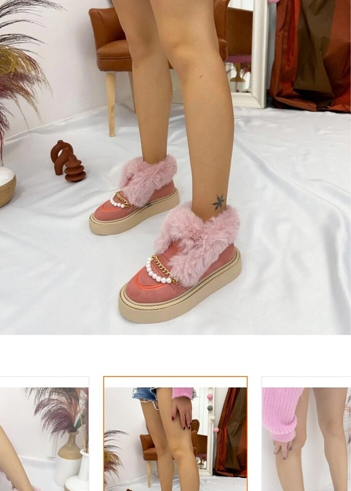 Peluş ayakkabı - Görsel 4