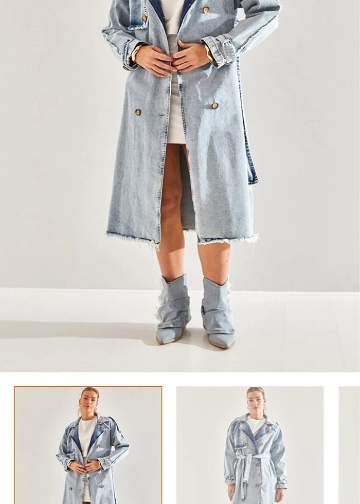 JEAN Trençkot - Görsel 2