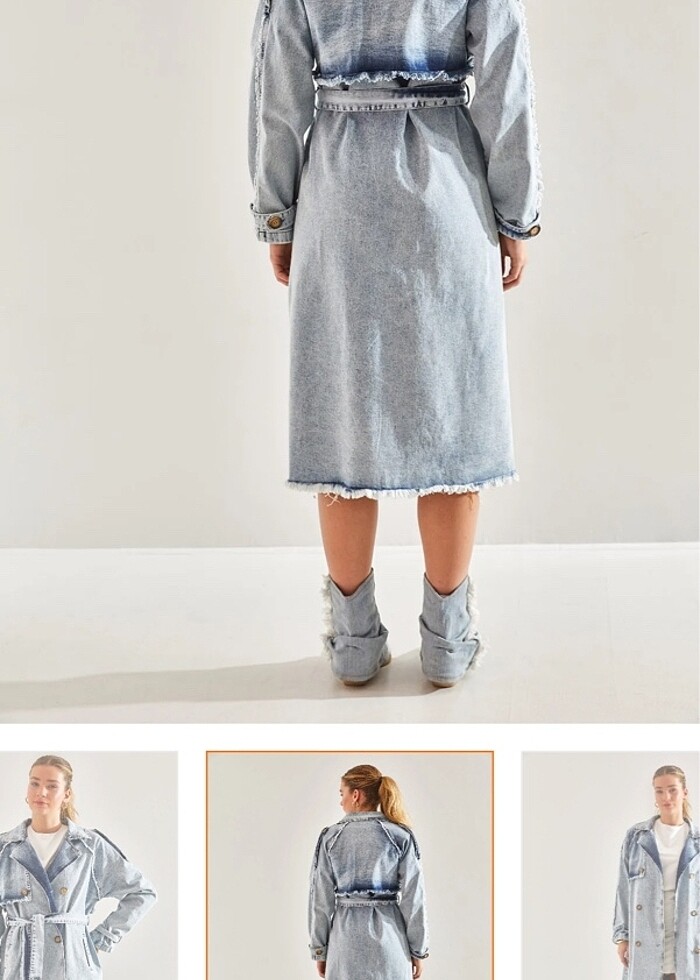 JEAN Trençkot - Görsel 4