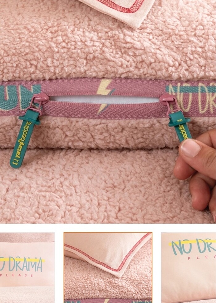 YATAŞ peluş nevresim takımı Ç.K - Görsel 3