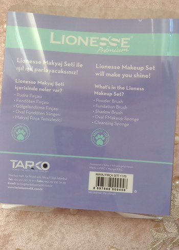 Lionesse Mavi Makyaj Fırçası Seti - Görsel 3