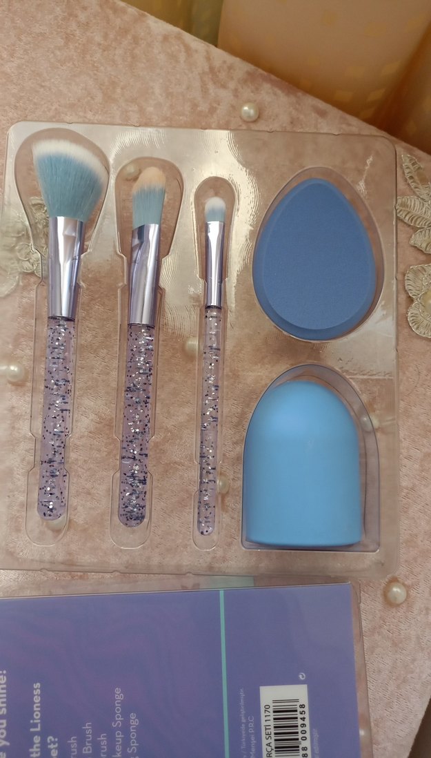 Lionesse Mavi Makyaj Fırçası Seti - Görsel 5