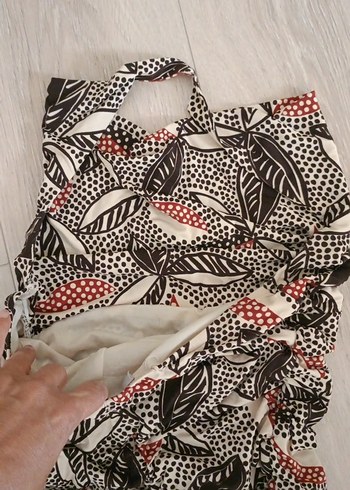 Bohem Tarz Uzun Desenli  elbise - Görsel 6