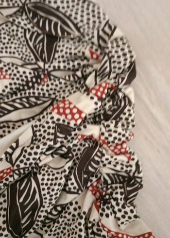 Bohem Tarz Uzun Desenli  elbise - Görsel 5