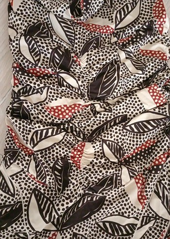 Bohem Tarz Uzun Desenli  elbise - Görsel 4