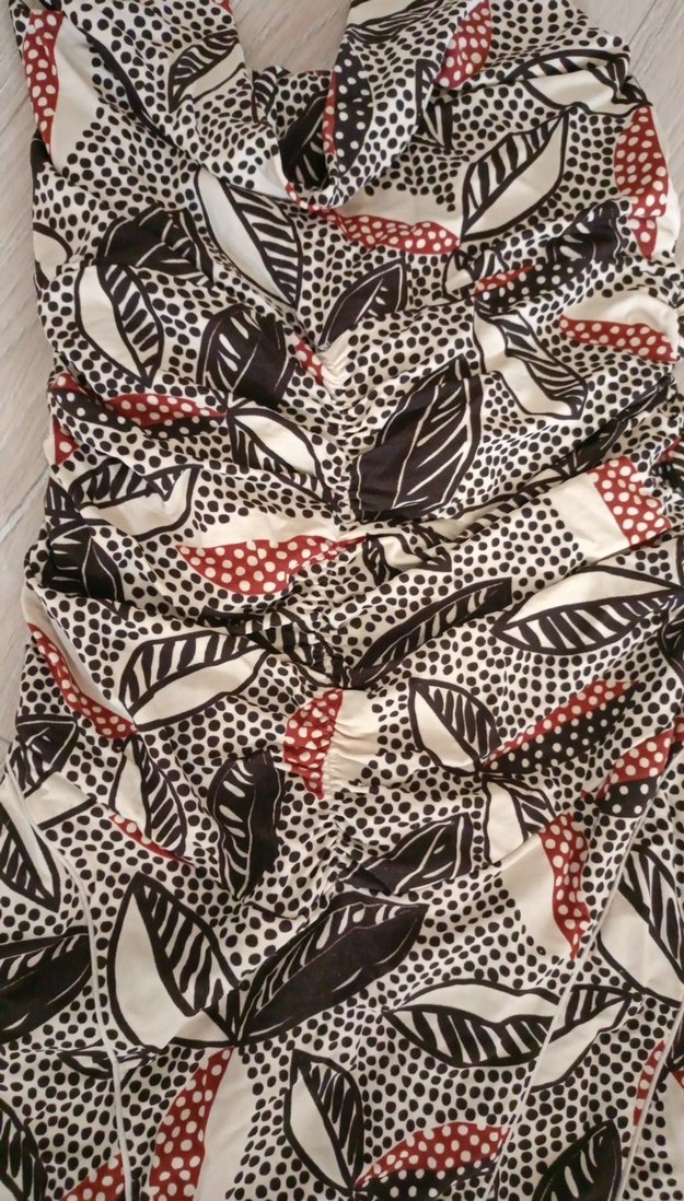 Bohem Tarz Uzun Desenli  elbise - Görsel 4