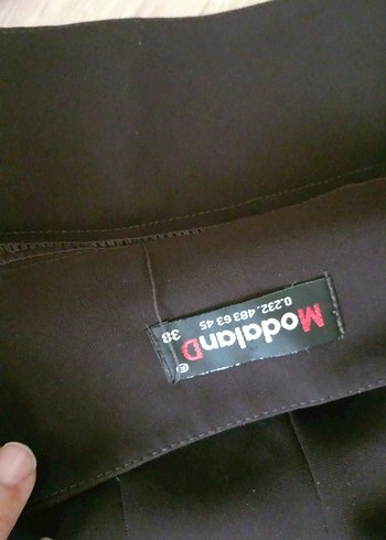 Koyu Kırmızı Volanlı Midi  Etek ve buluz - Görsel 5