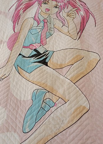 Pembe Baskılı iki yüzlü  genç  yatak örtüsü - Görsel 2