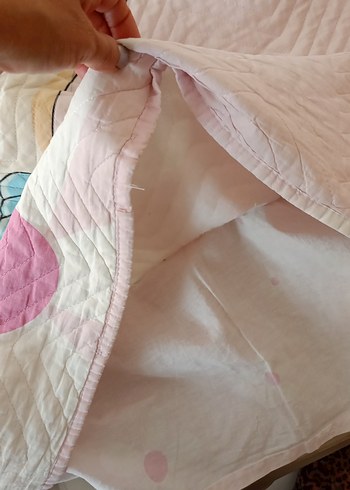 Pembe Baskılı iki yüzlü  genç  yatak örtüsü - Görsel 8