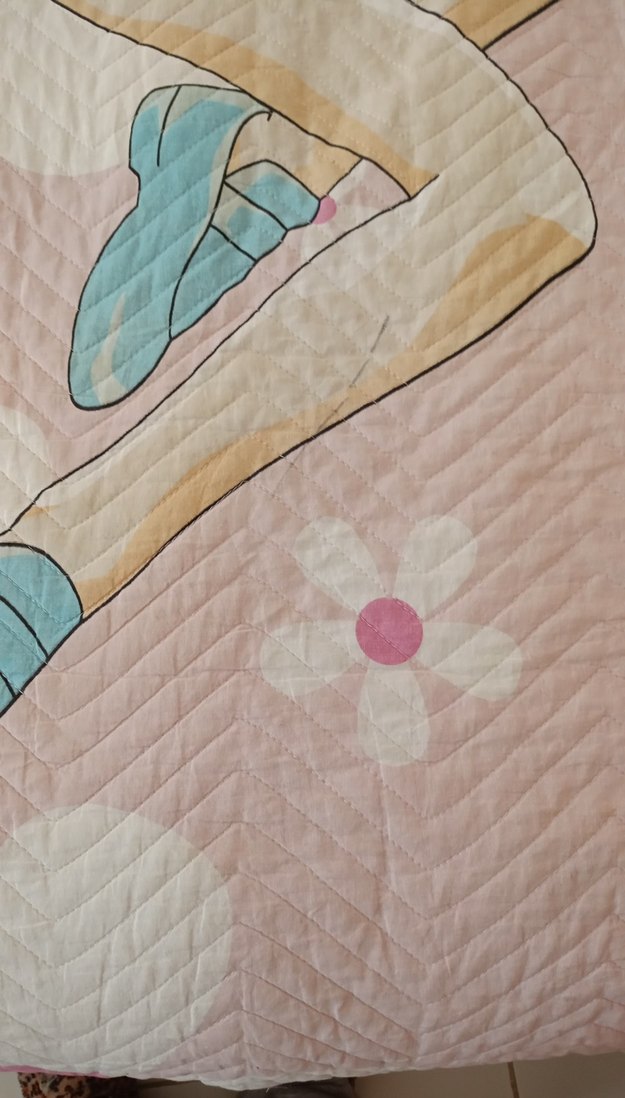 Pembe Baskılı iki yüzlü  genç  yatak örtüsü - Görsel 3