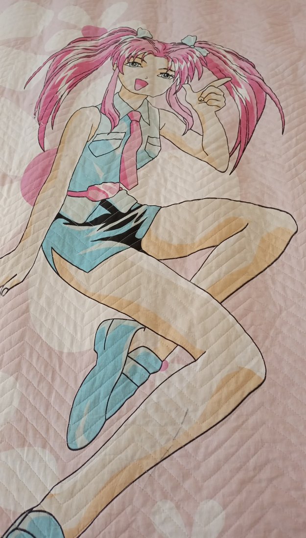 Pembe Baskılı iki yüzlü  genç  yatak örtüsü - Görsel 2