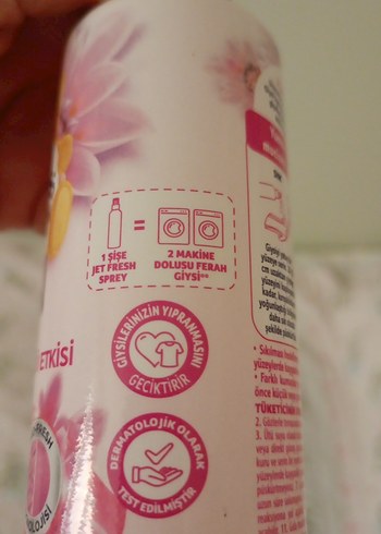 Yumoş Jet Fresh Orkide Giysi Spreyi - Görsel 4