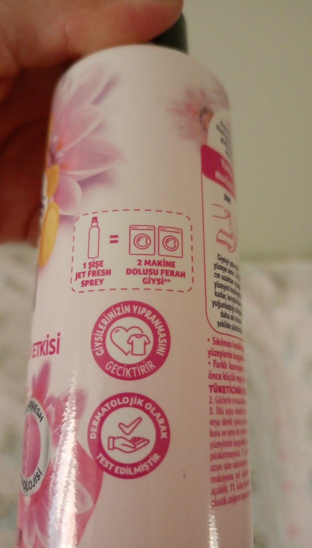 Yumoş Jet Fresh Orkide Giysi Spreyi - Görsel 4