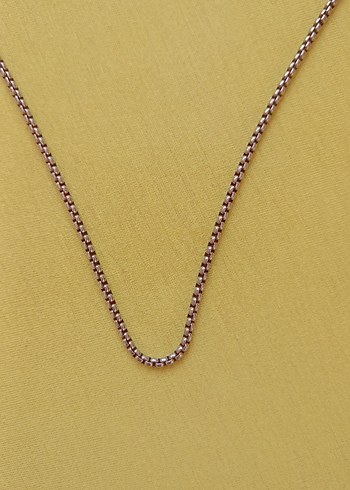 Beden altın Renk Minimalist Zincir Kolye sorunu yok