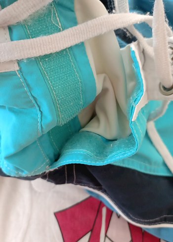 Mavi Erkek i Şortlu Plaj Şortu - Görsel 11