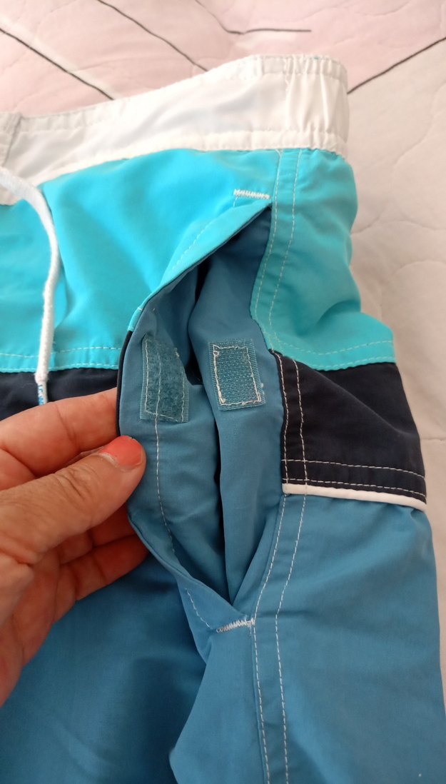 Mavi Erkek i Şortlu Plaj Şortu - Görsel 5