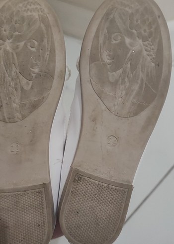 Kız Çocuk Beyaz Fiyonk Detaylı Babet ortapedik - Görsel 5