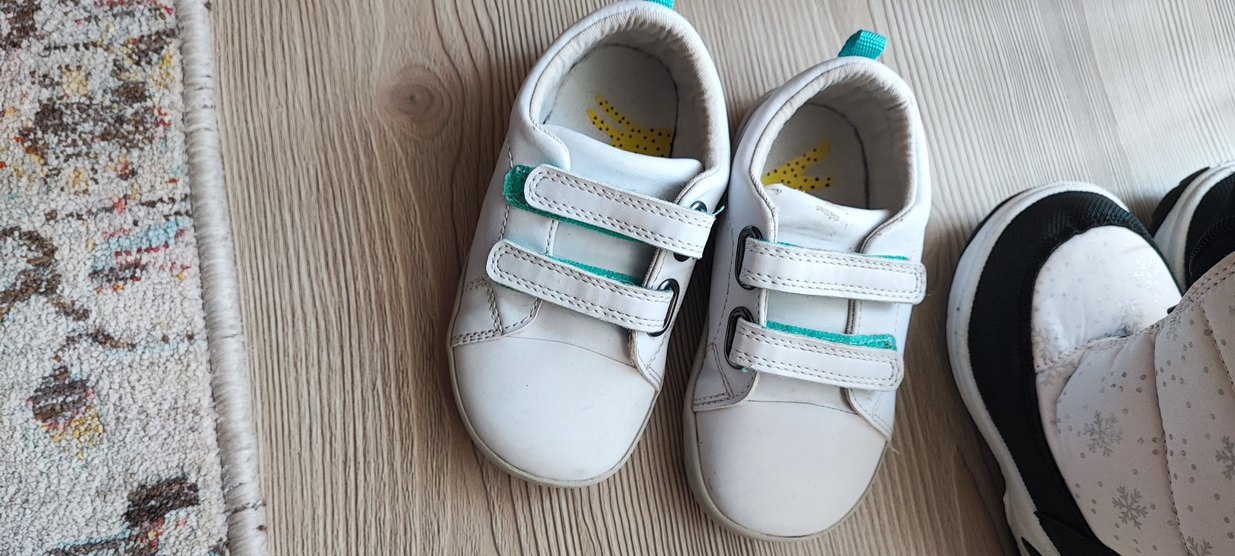 Erkek Bebek Beyaz Cırt Cırtlı İlk Adım Ayakkabısı - Görsel 5