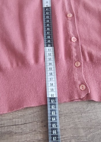 m Beden ten rengi Renk Düğmeli Hırka