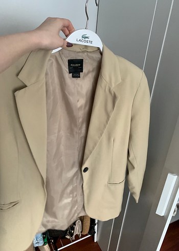 Pull and Bear Bej Dugmeli Kadin Blazer
