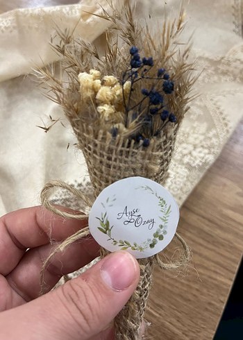 Boncuklu Beyaz Yıldız Anahtarlık - Görsel 6