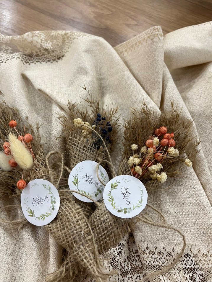 Boncuklu Beyaz Yıldız Anahtarlık - Görsel 4