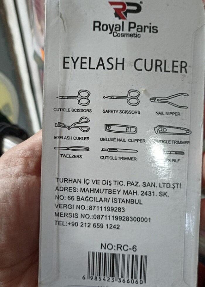 Kirpik kıvırma makinası  - Görsel 2